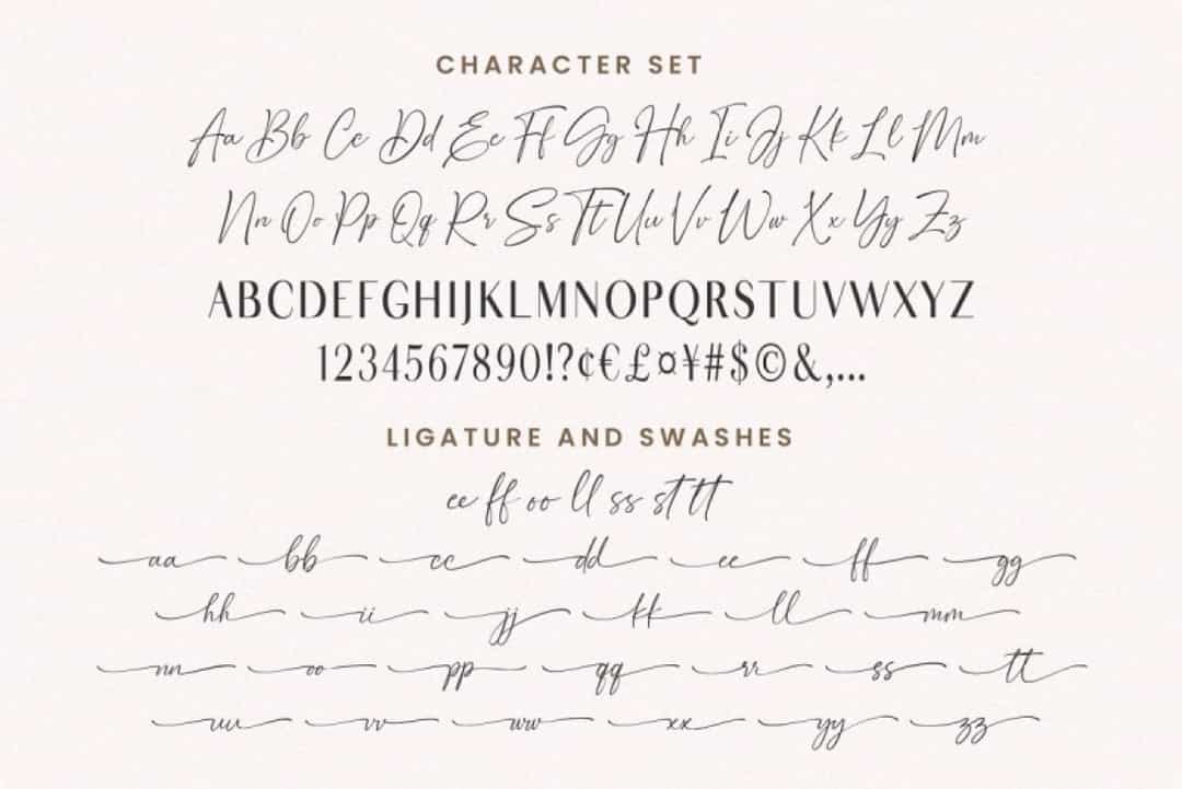 Bestaline Font Image 3