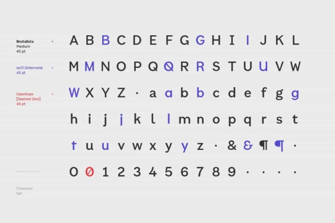Brutalista Font Family Image 3