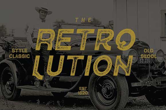 Contender Vintage Font Image 2
