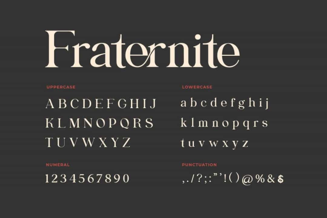 Fraternite Font Image 3