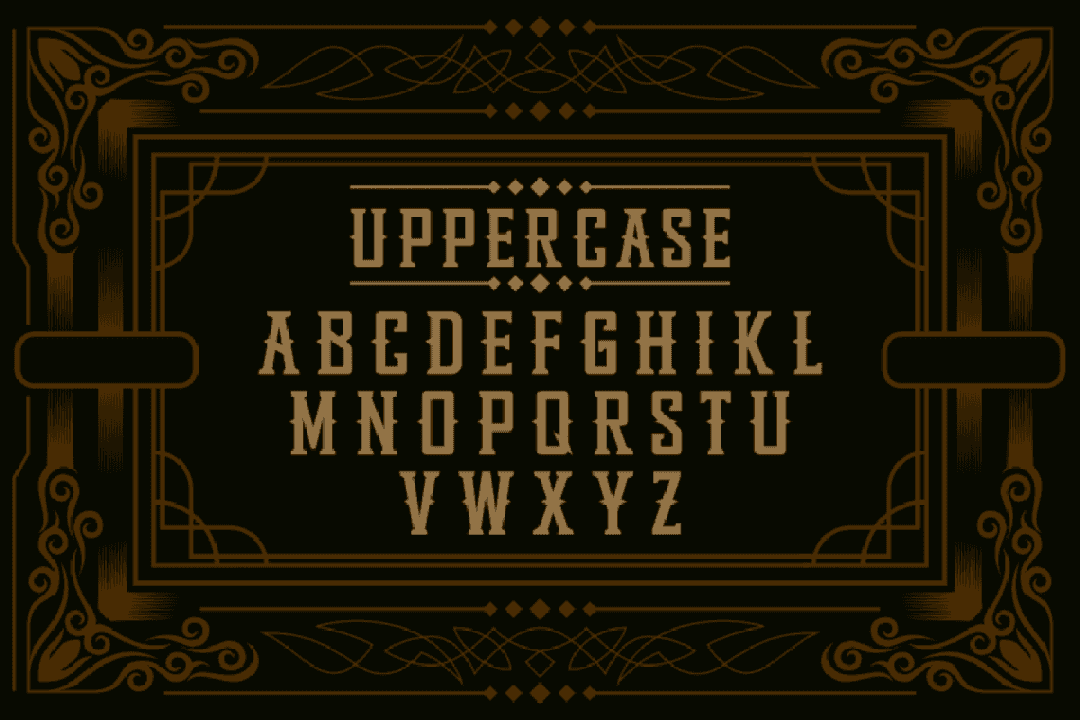 Broken Knight Font Image 2