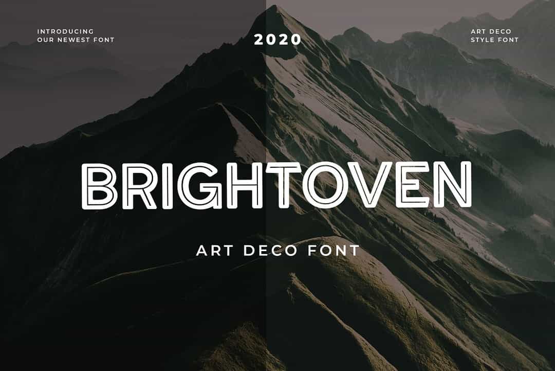 Brightoven Font Image 1