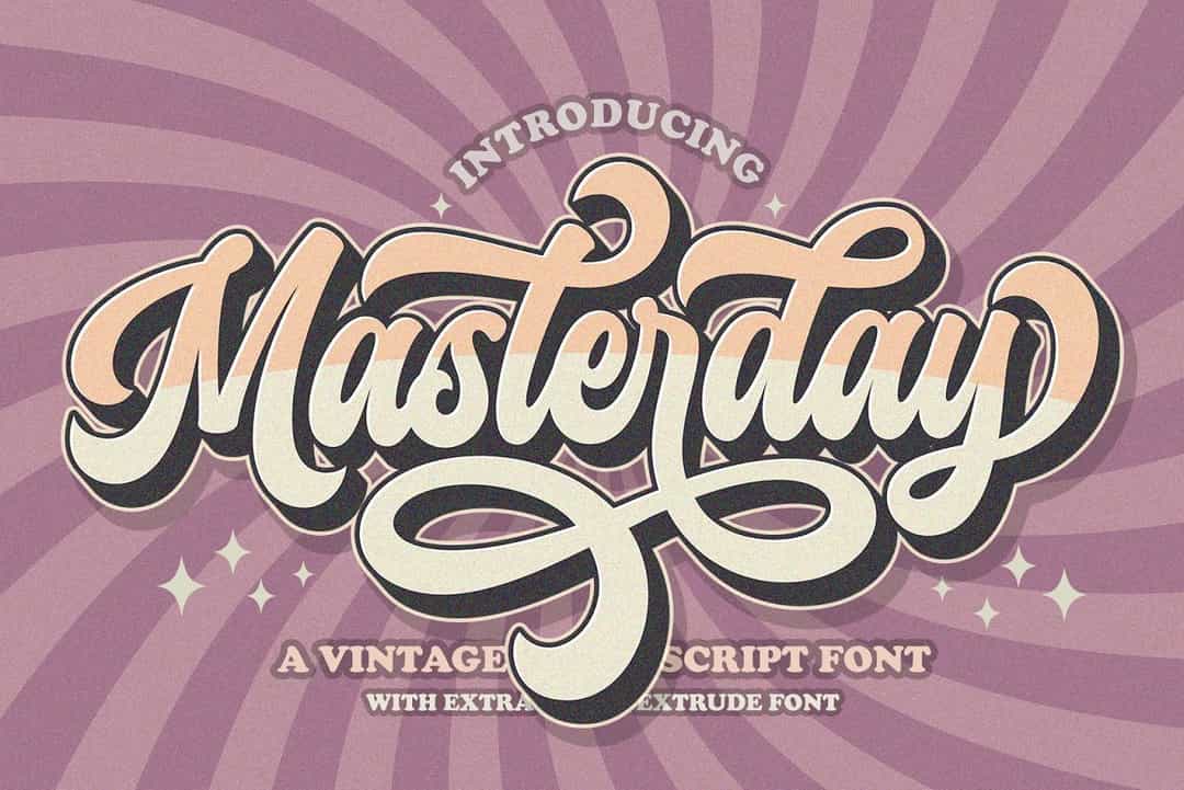 Masterday Font Image 1