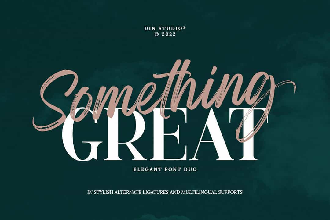 Something Great Font Image 1