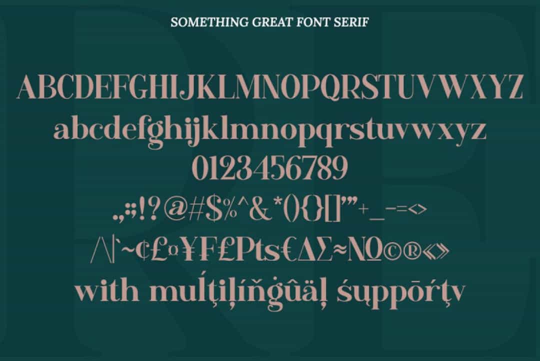 Something Great Font Image 2