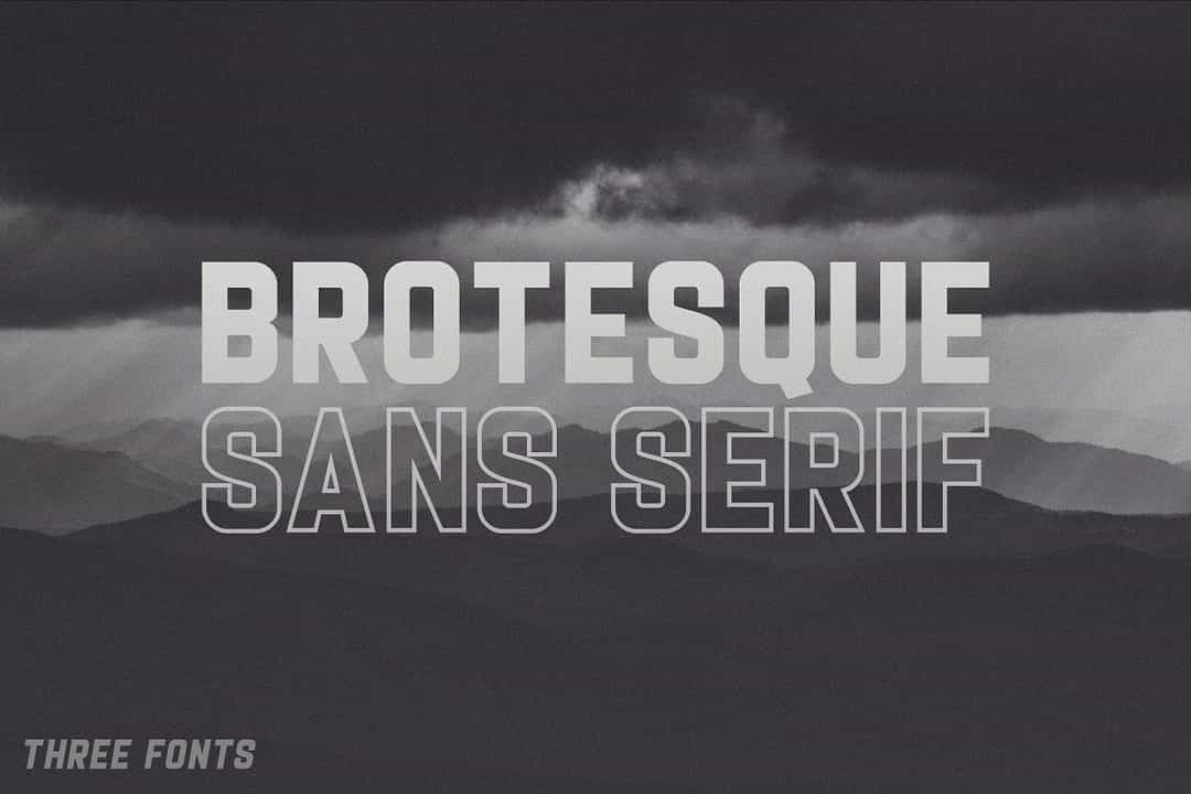 Brotesque Font Image 1