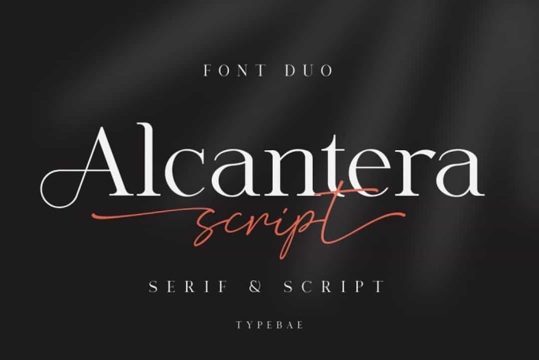 Alcantera Font Duo Image 1