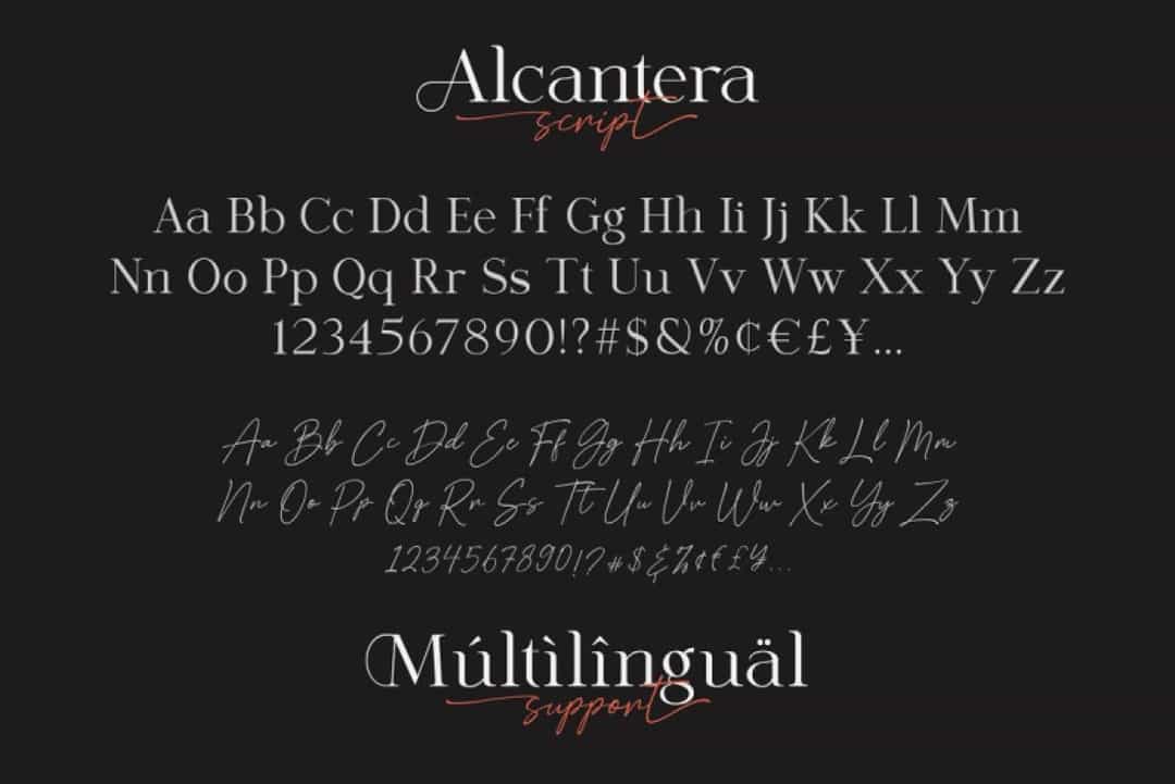 Alcantera Font Duo Image 3
