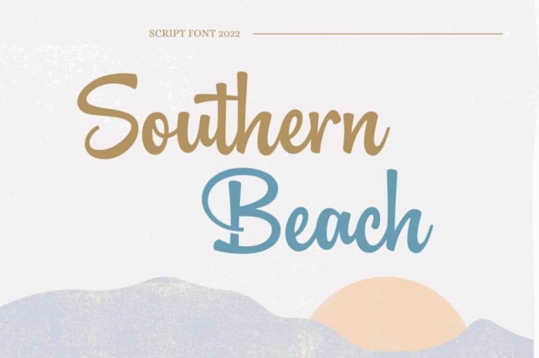 Southern Beach Font Image 1