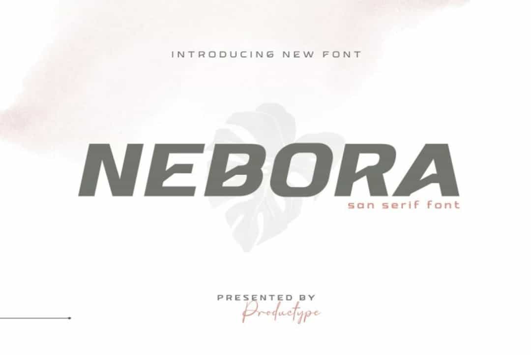 Nebora Font Image 1