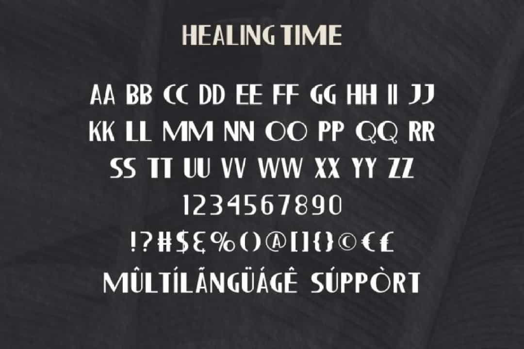 Healing Time Font Image 3