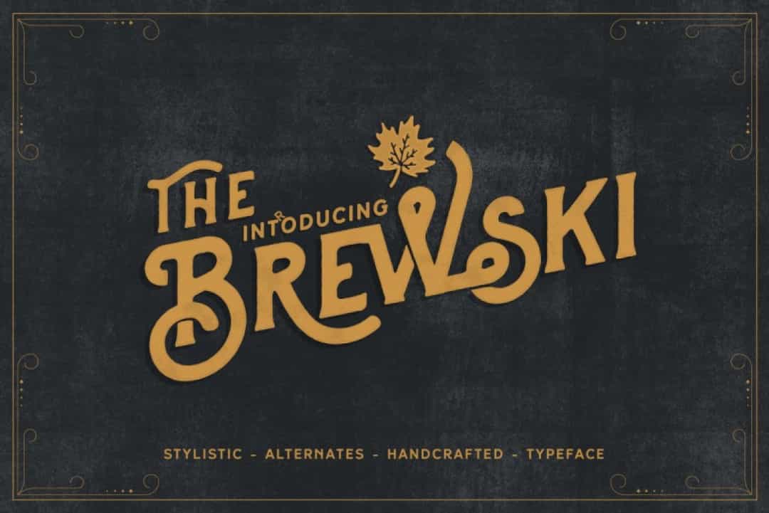 Brewski Font Image 1