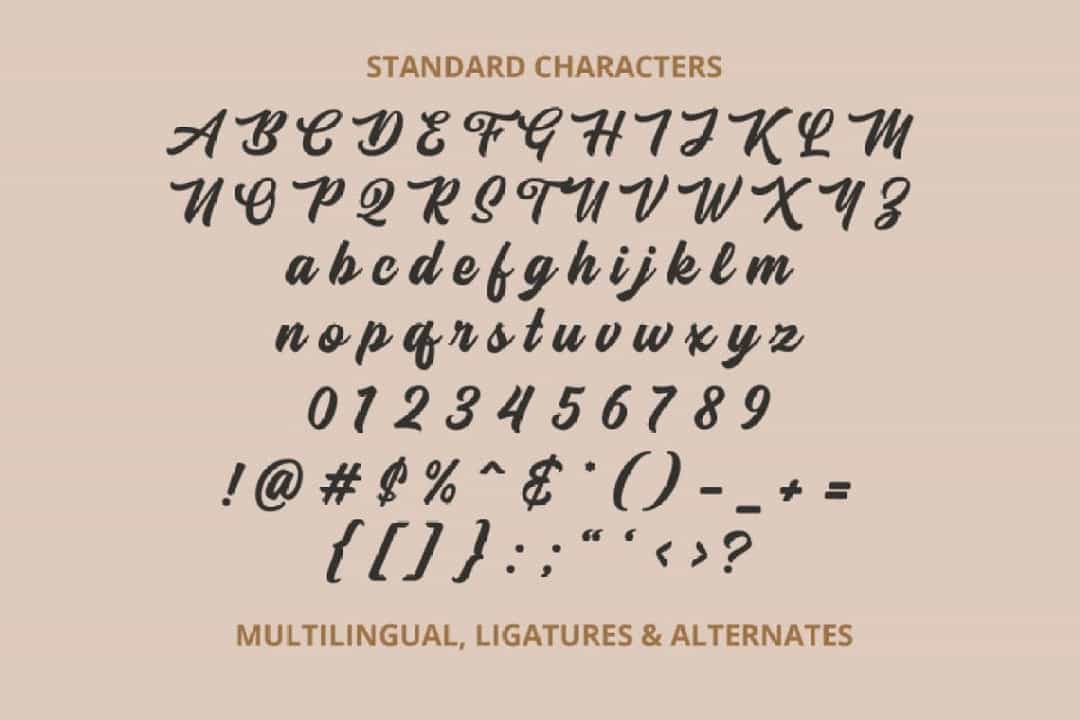 Balnuettes Font Image 3