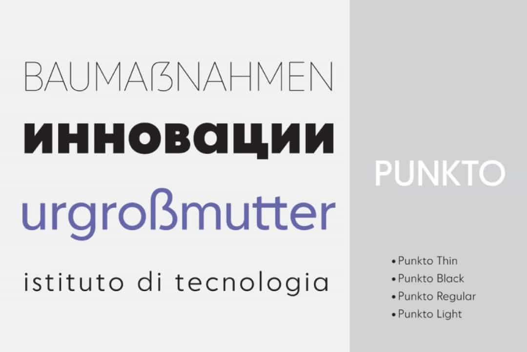 Punkto Font Family Image 3