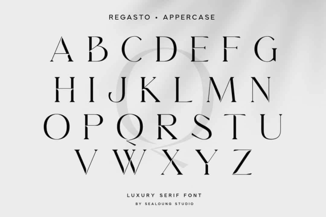 Regasto Font Image 2