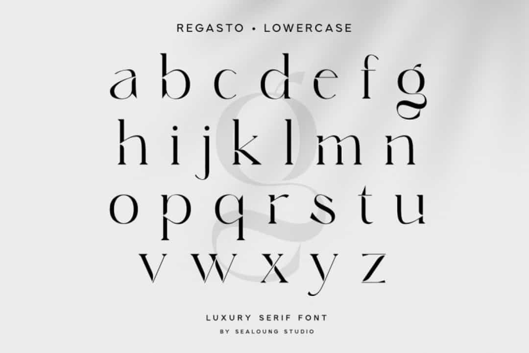 Regasto Font Image 3