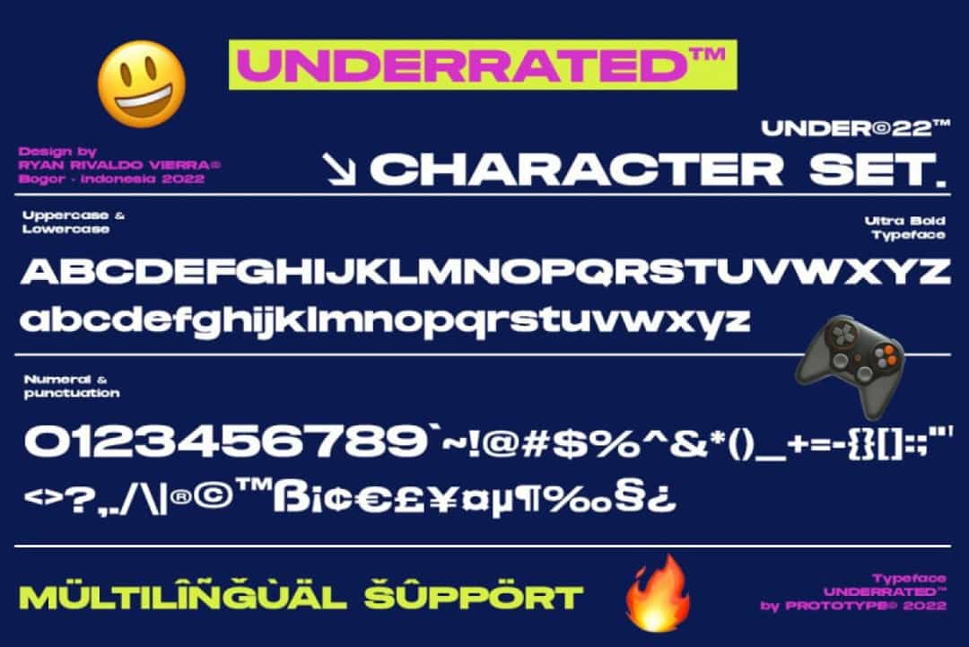 Underrated Font Image 3