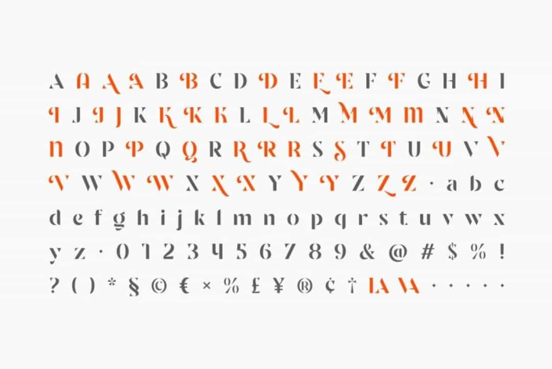 Sandega Font Image 3