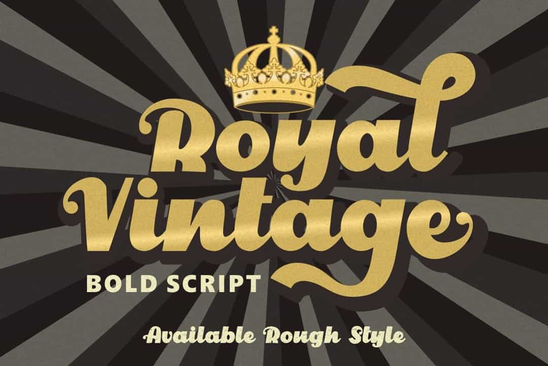 Royal Vintage Font Image 1