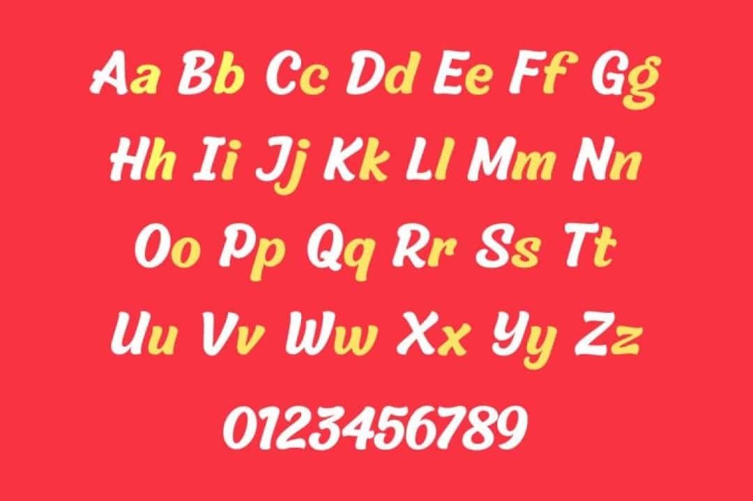 Michegar Font Image 3
