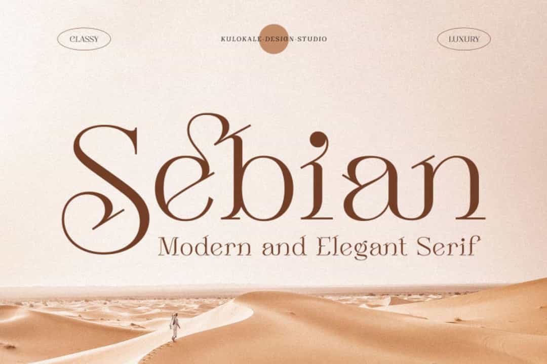 Sebian Font Image 1