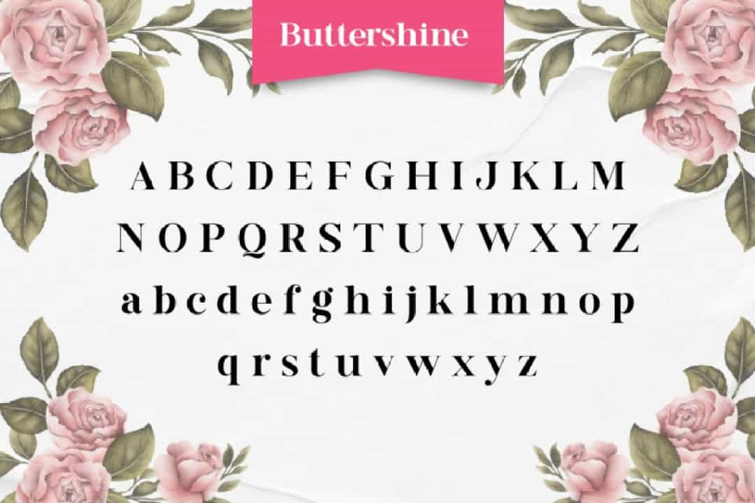 Buttershine Font Image 2