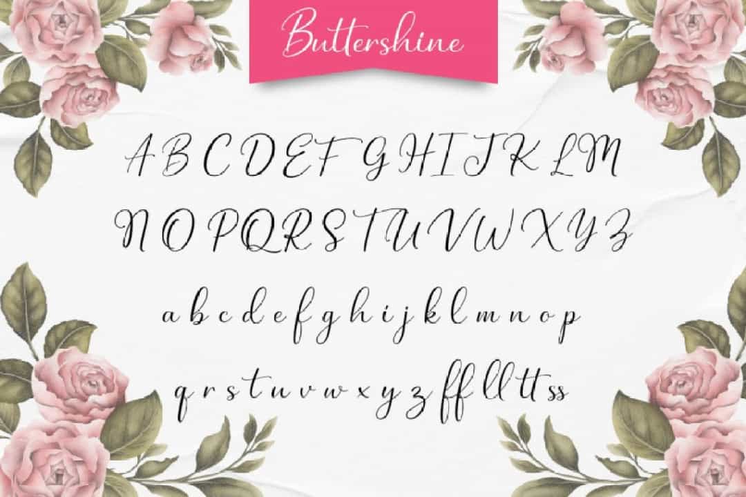 Buttershine Font Image 3