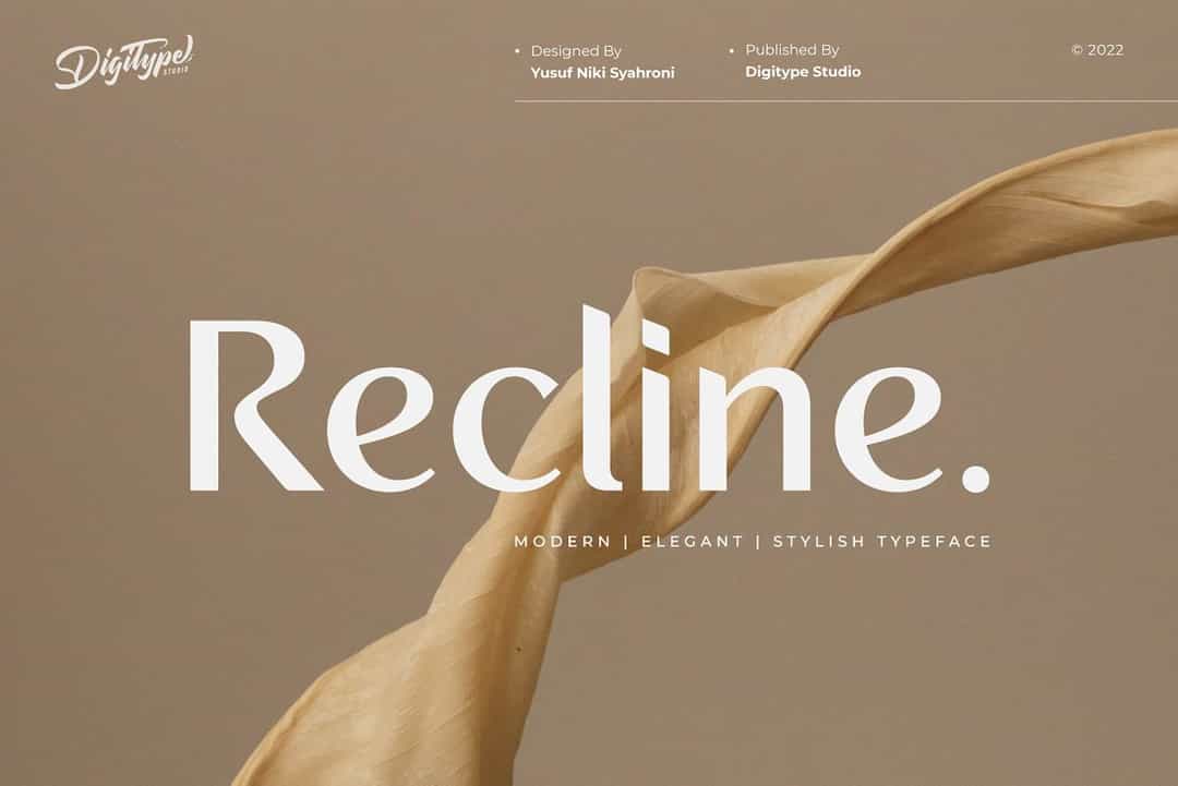 Recline Font Image 1