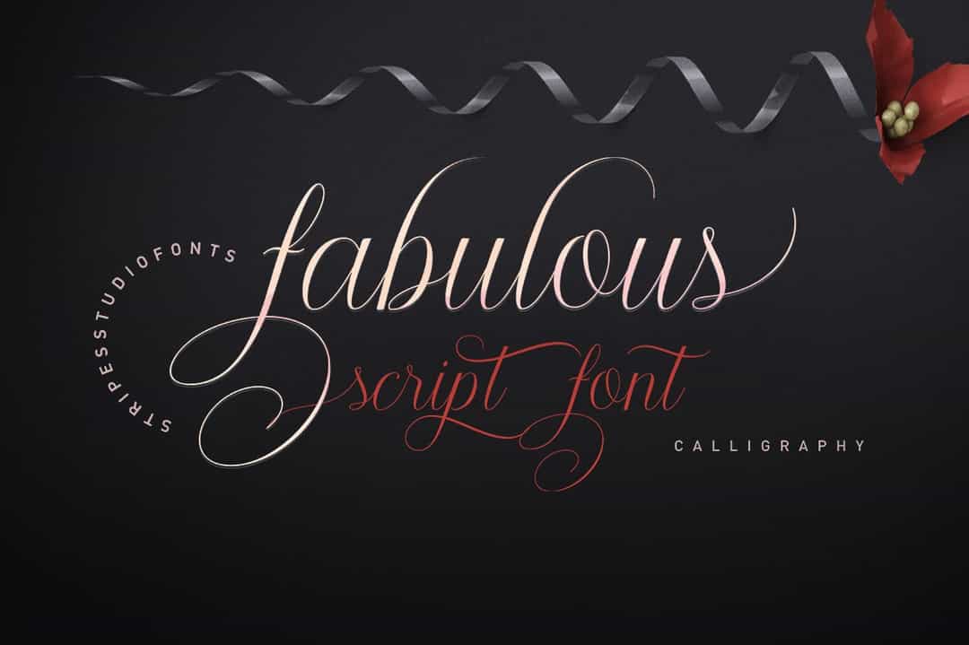 Fabulous Script Font Image 1
