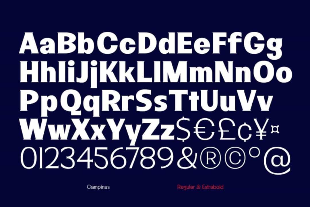 Campinas Font Image 3