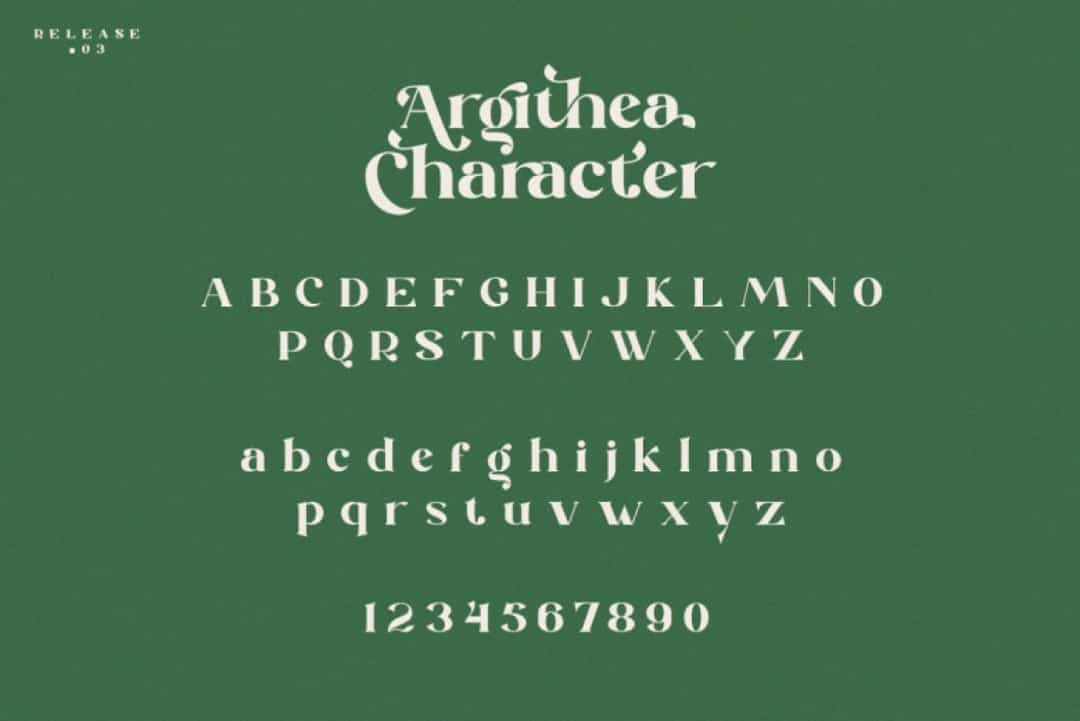 Argithea Font Image 3