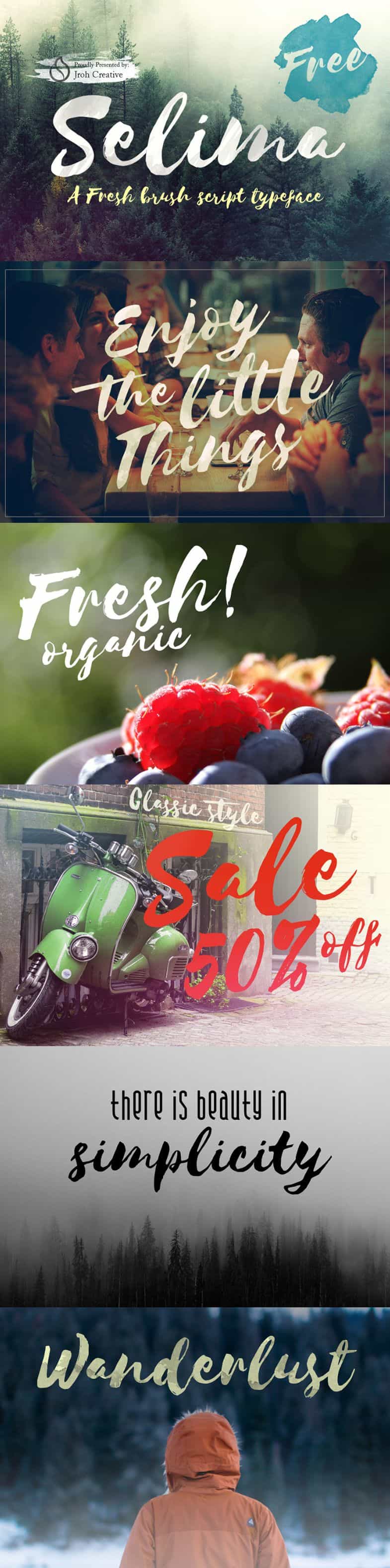 Selima Script Font Free Image 1