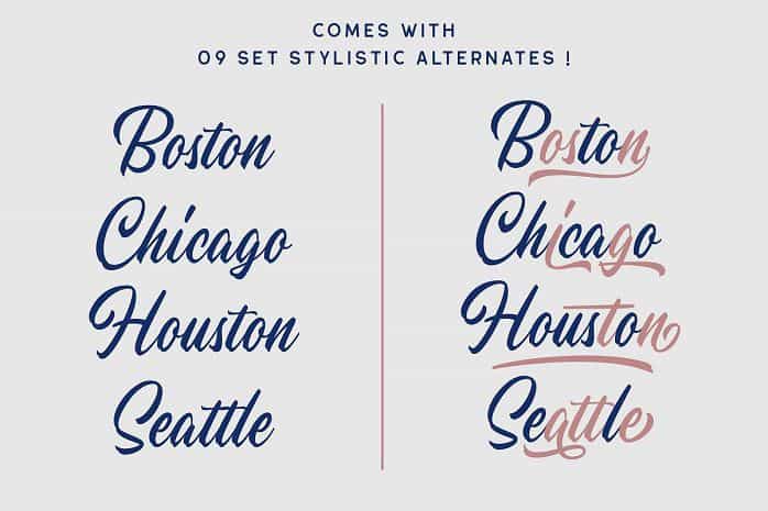 Hillstown Font Collection Image 2