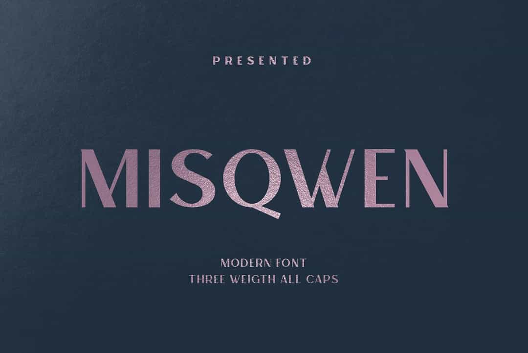Misqwen Font Image 1
