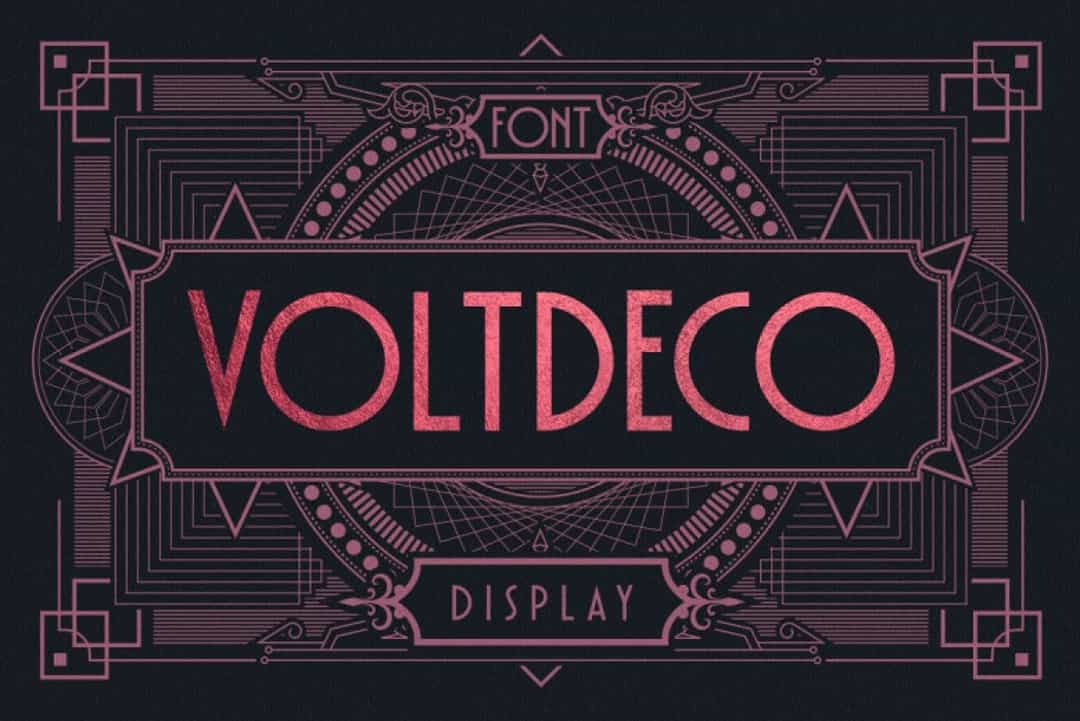 Voltdeco Font Image 1