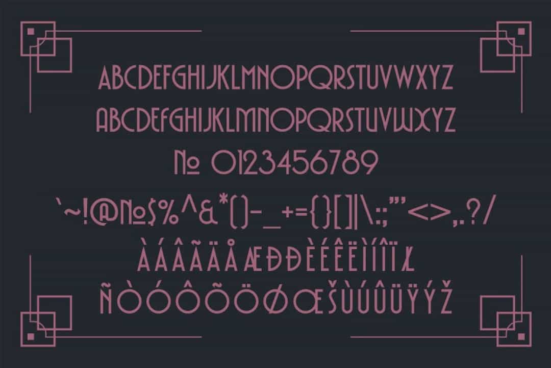 Voltdeco Font Image 3