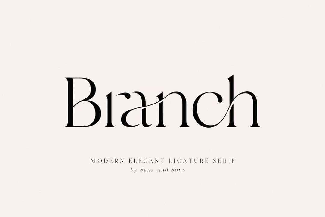 Branch Font Image 1