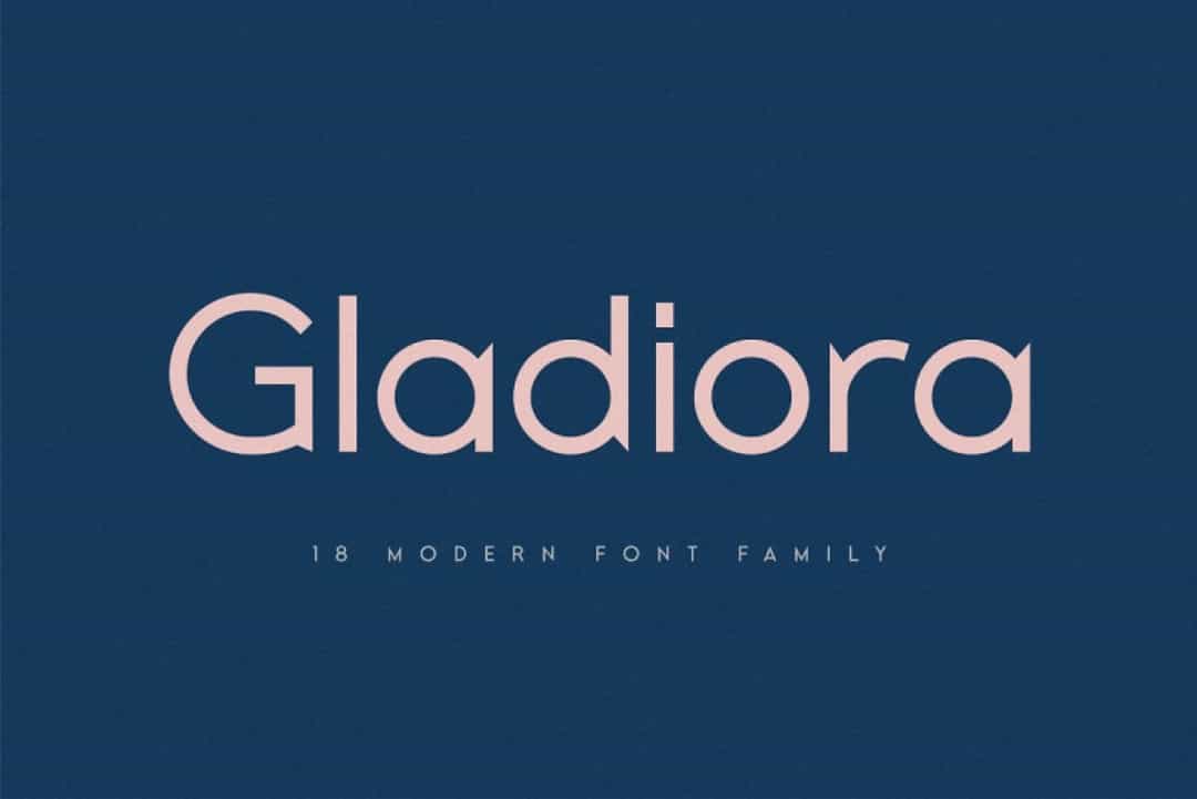 Gladiora Font Image 1