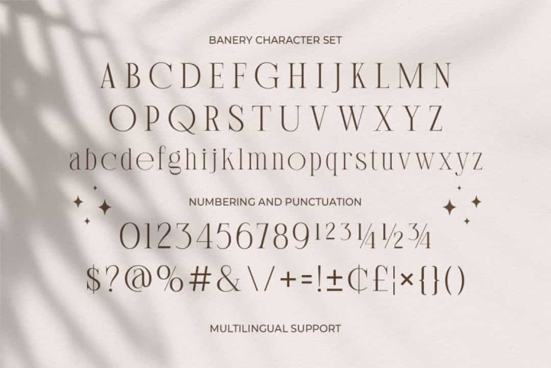 Banery Font Image 3