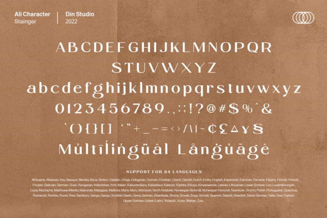 Stainger Font Image 3