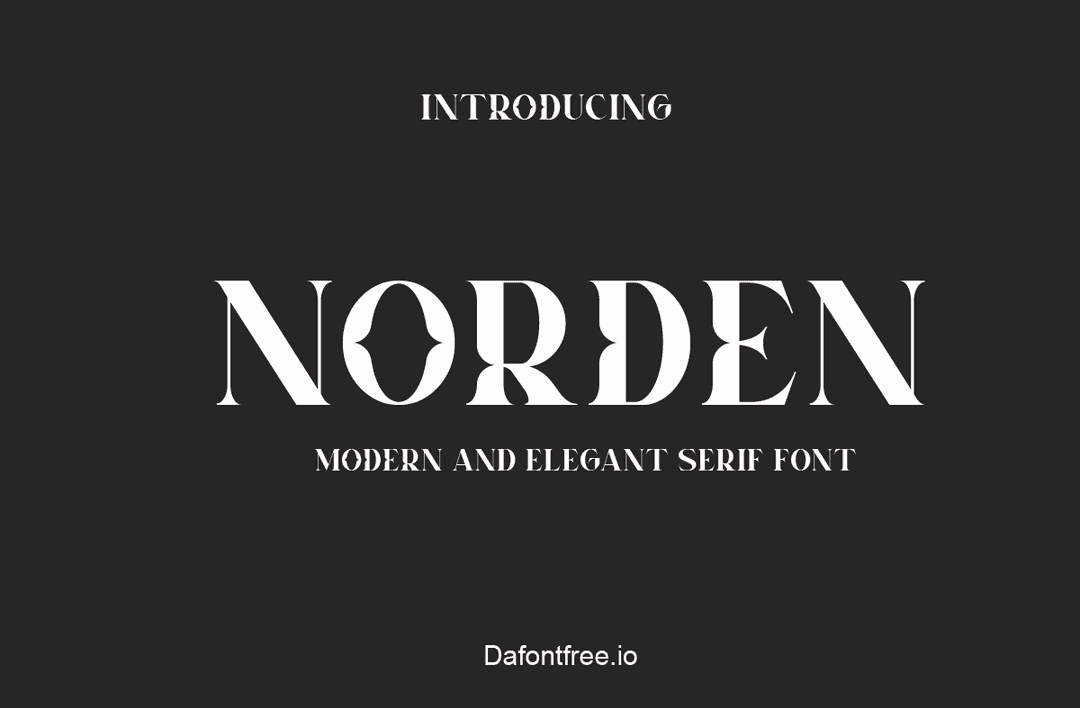 Norden Font Image 1