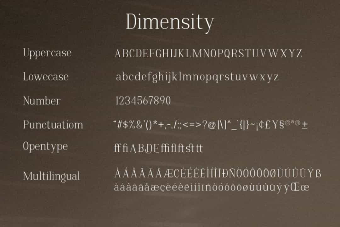Dimensity Font Image 3
