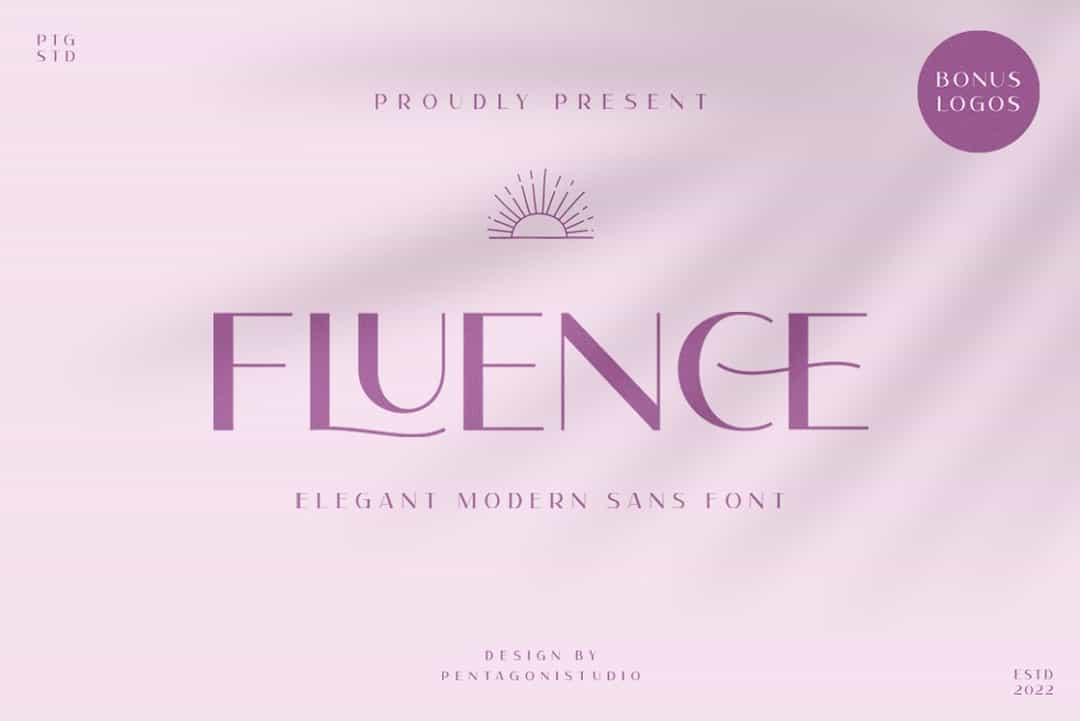 Fluence Font Image 1