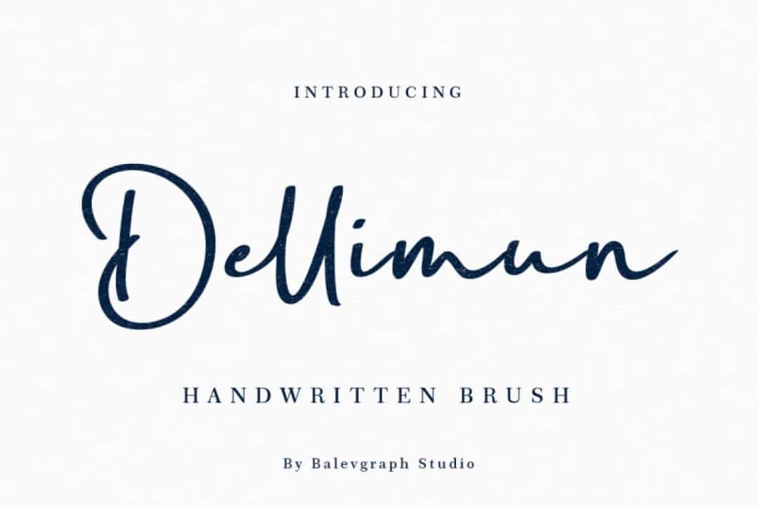 Dellimun Font Image 1