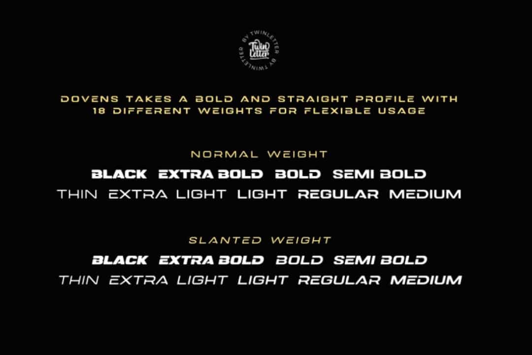 Dovens Font Family Image 2