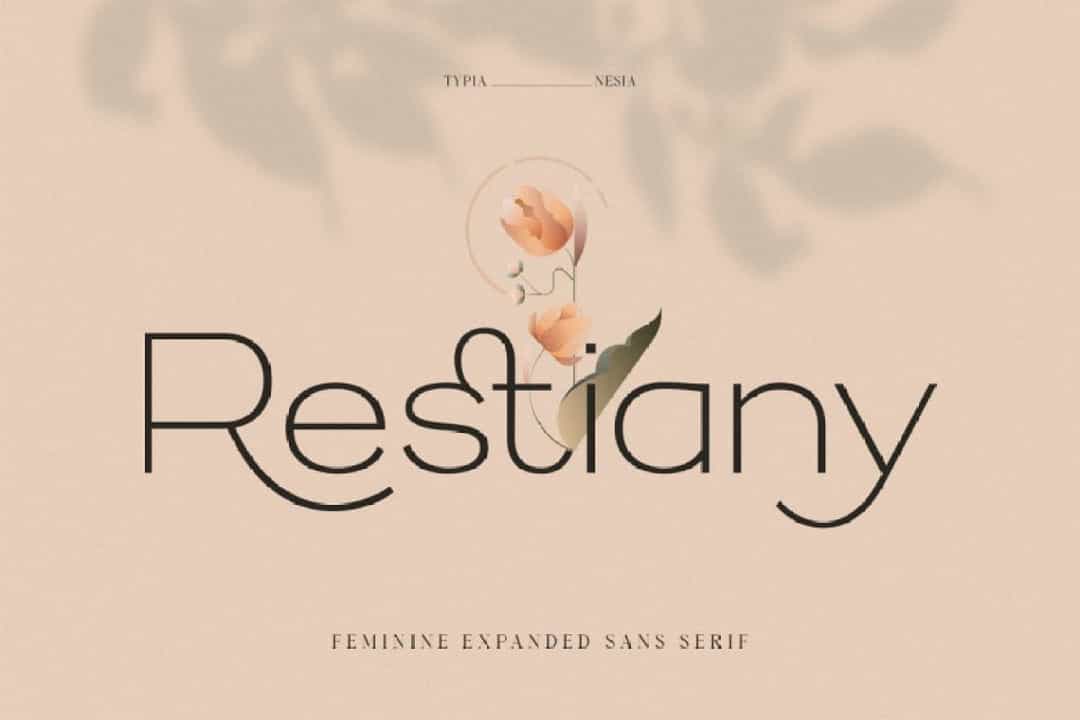 Restiany Font Image 1