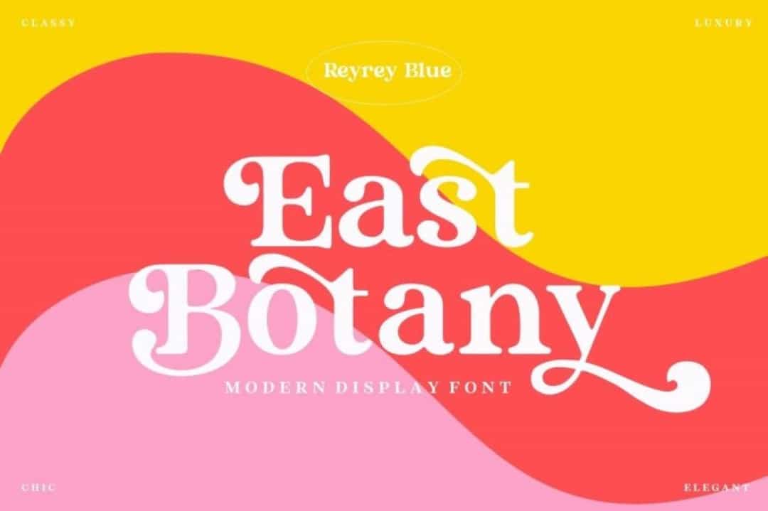 East Botany Font Image 1