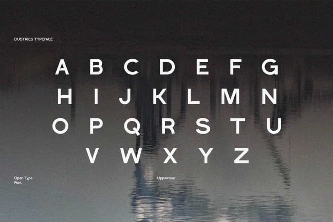 Dustries Font Image 2