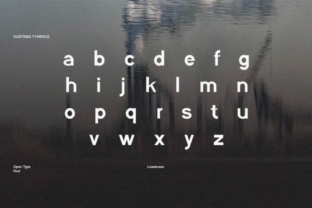 Dustries Font Image 3