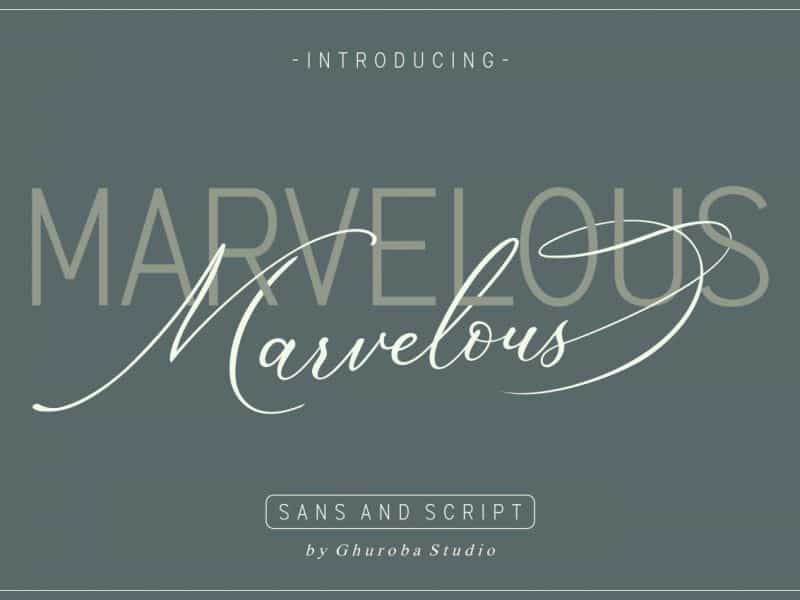 The Marvelous Font Duo Image 1